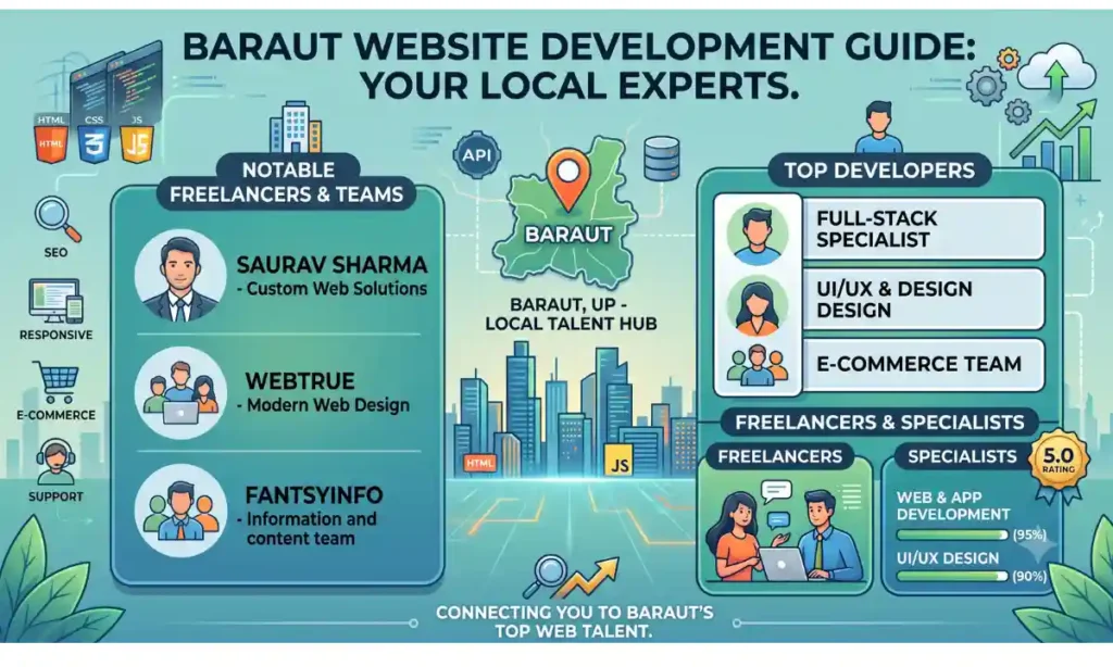 Top Website Development Companies and Developers in Baraut
