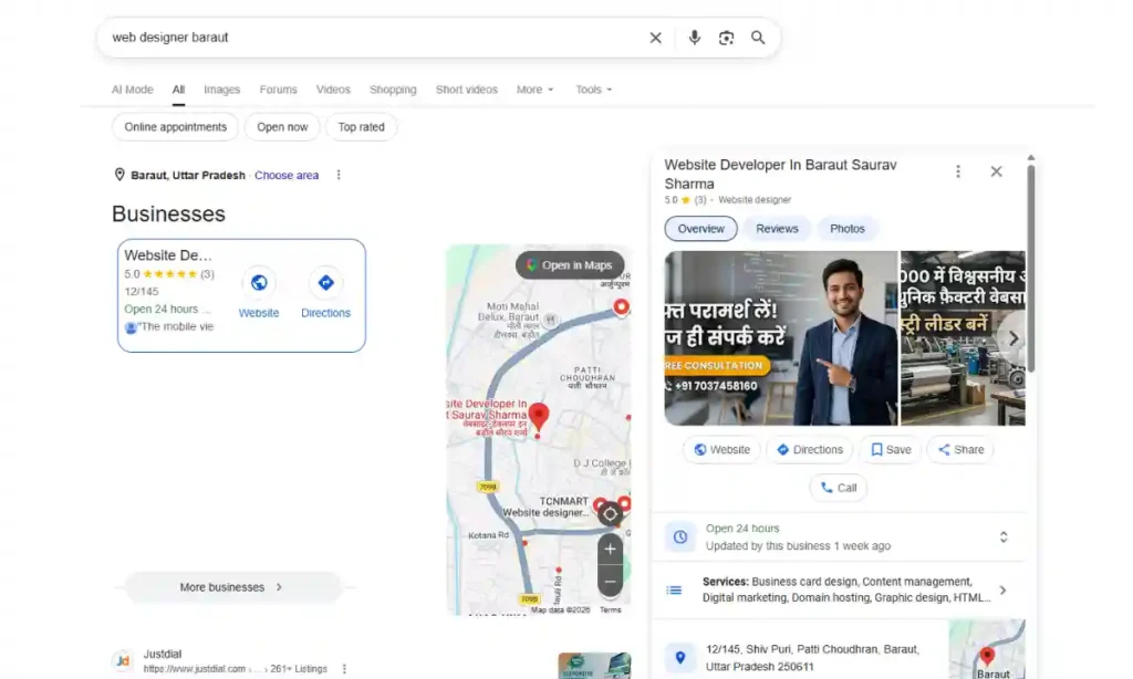1 rank web deginer in Baraut Saurav Sharma